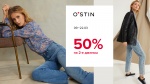 В  O`STIN скидка 50% на вторые джинсы!
